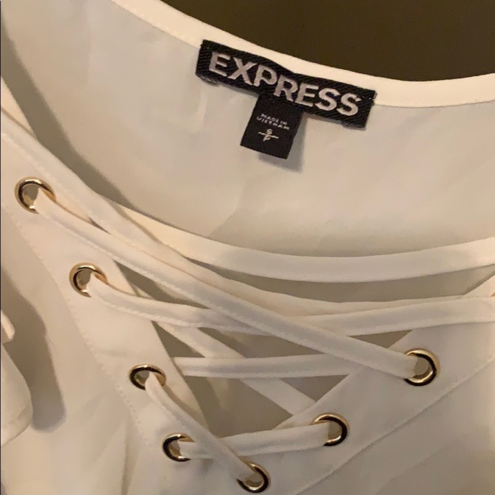 White Express Tank Top - Picture 3 of 4